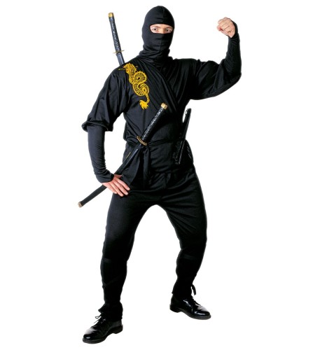 Strój Ninja Czarny Smok