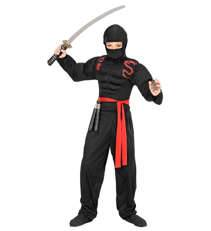 Strój Dziecięcy Ninja Umięśniony