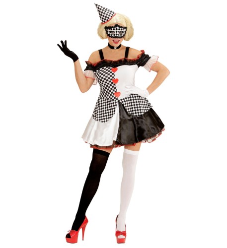 Strój Sukienka Pierrot