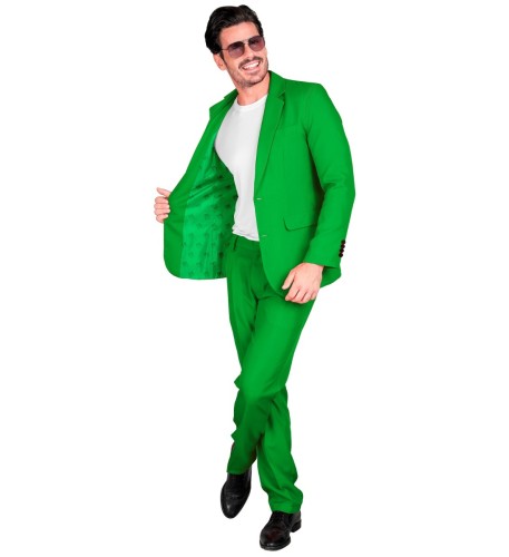 Strój Garnitur Disco Zielony