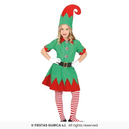Strój Dziecięcy Dziewczyna Elf