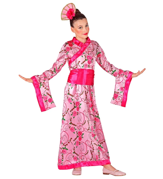Strój Dziecięcy Gejsza Orientalna
