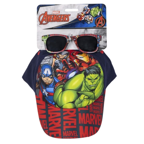 Zestaw czapka i okulary Avengers