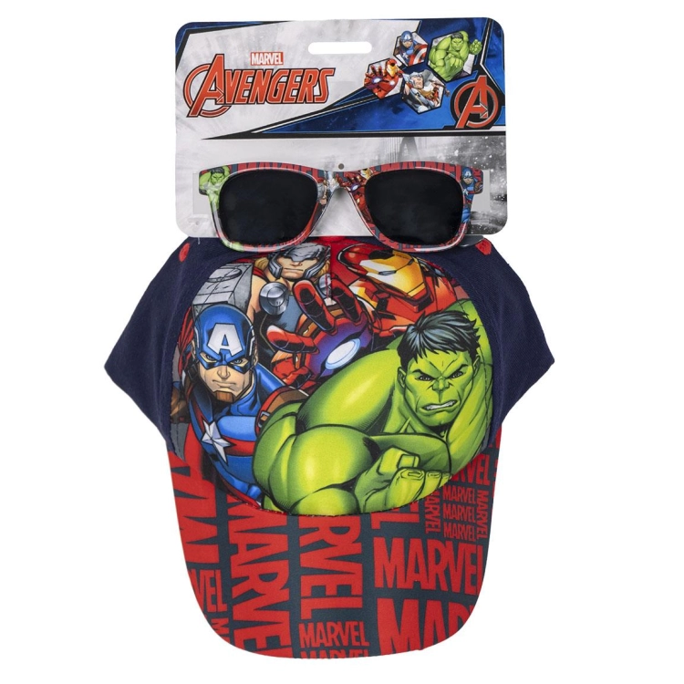 Zestaw czapka i okulary Avengers