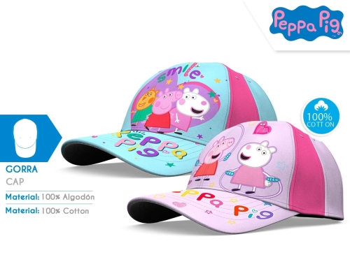 Czapka z daszkiem Świnka Peppa