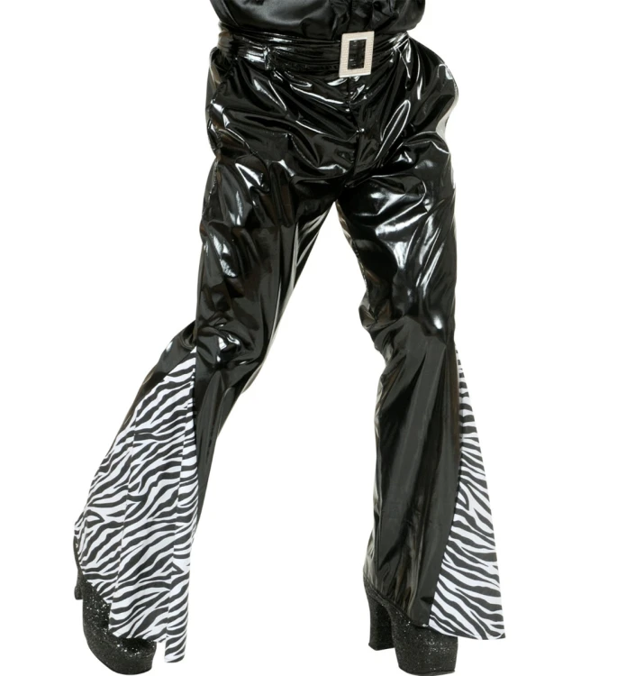 Spodnie Czarne Zebra