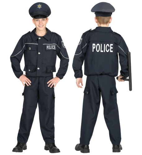 Strój Dziecięcy Amerykański Policjant
