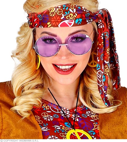 Okulary Fioletowe Lata 70