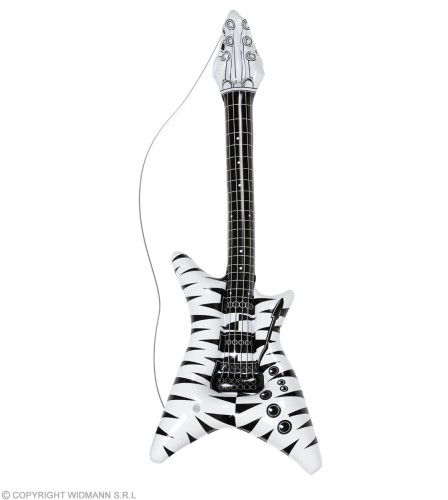 Dmuchana Gitara Rock Biała