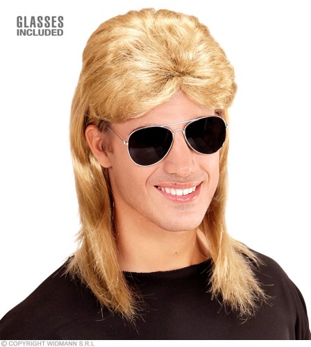 Peruka Lata 80 Disco Blond