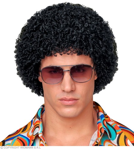 Peruka Afro Czarne
