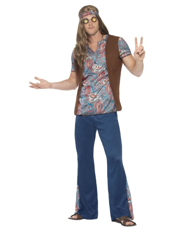 Kostium Hippie Niebieski