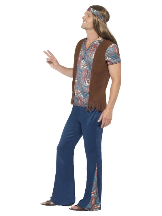 Kostium Hippie Niebieski