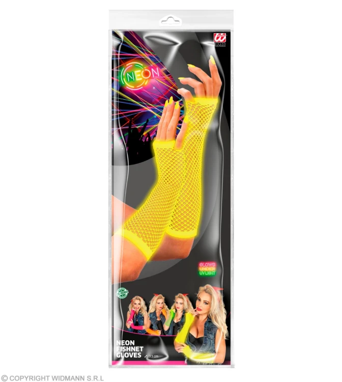 rekawiczki-zote-neonowe-dugie