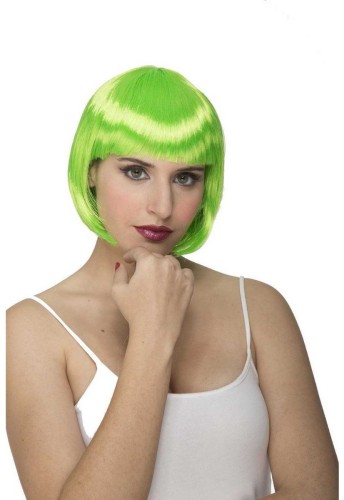 Peruka Neon Zielona