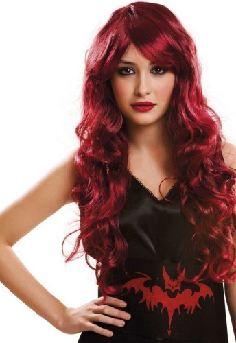 Peruka Miss Disco Czerwona