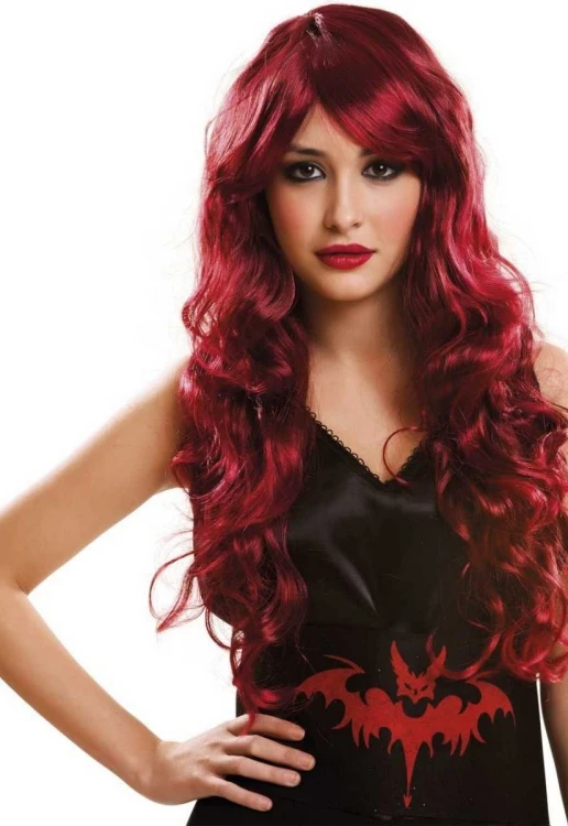 Peruka Miss Disco Czerwona
