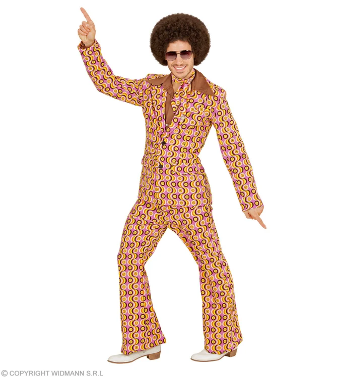 Strój Garnitur Disco Retro Koła