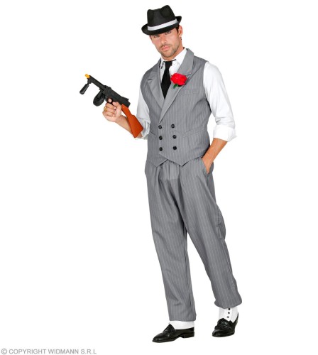 Strój Gangster Szary