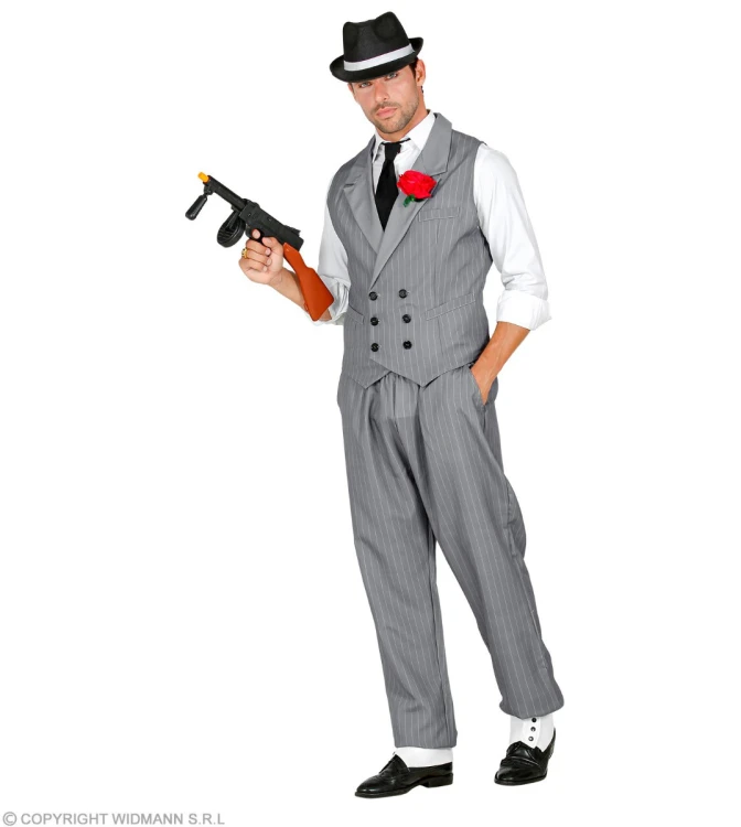 Strój Gangster Szary