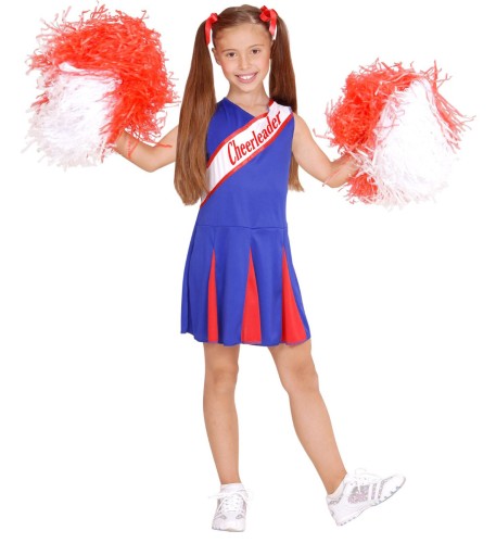 Strój Dziecięcy Cheerleaderka Niebieska