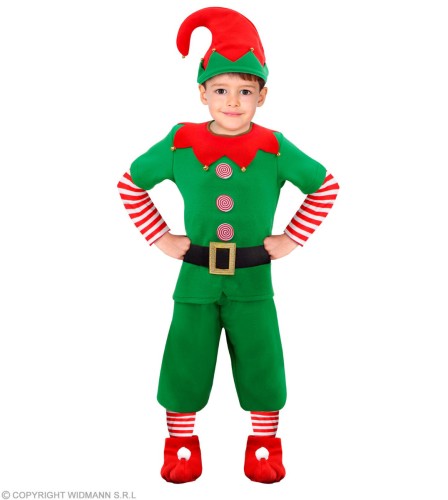 Strój Dziecięcy Elf Mikołajek
