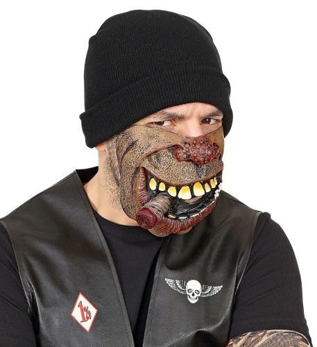 maska-zeby-usta-z-cygarem