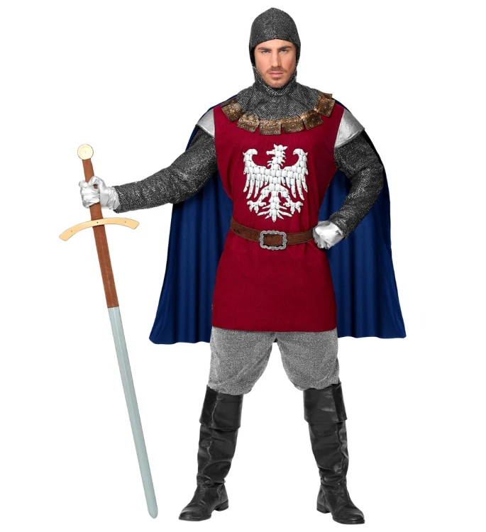 Kostium Rycerz Waleczny Czerwony