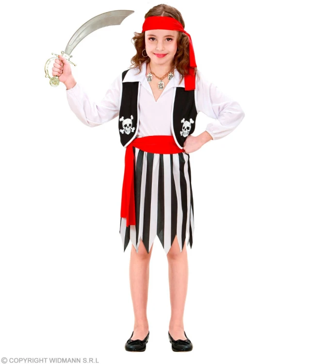 Strój Dziecięcy Piratka Groźna