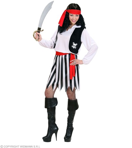 Strój Piratka Pasiasta