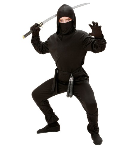 Strój Dziecięcy Ninja Czarny