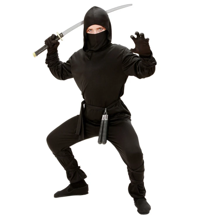 Strój Dziecięcy Ninja Czarny
