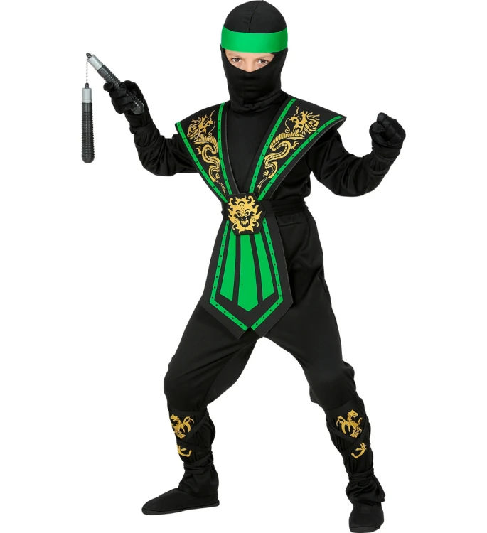 stroj-dzieciecy-ninja-zielony