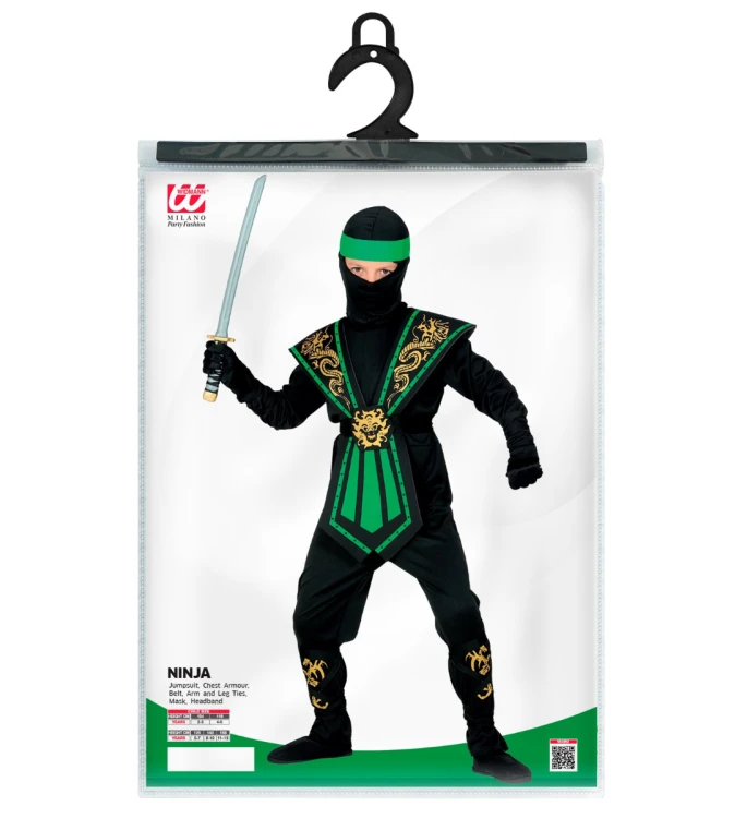 stroj-dzieciecy-ninja-zielony