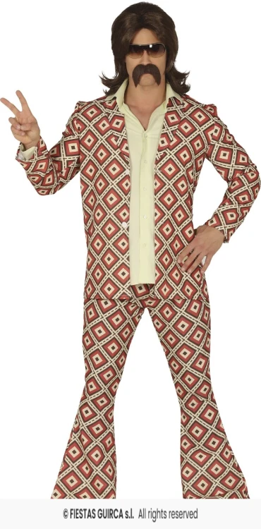 Strój Garnitur Disco Romby