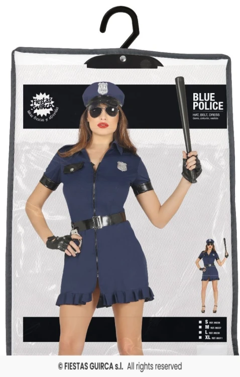 stroj-policjantki-sukienka