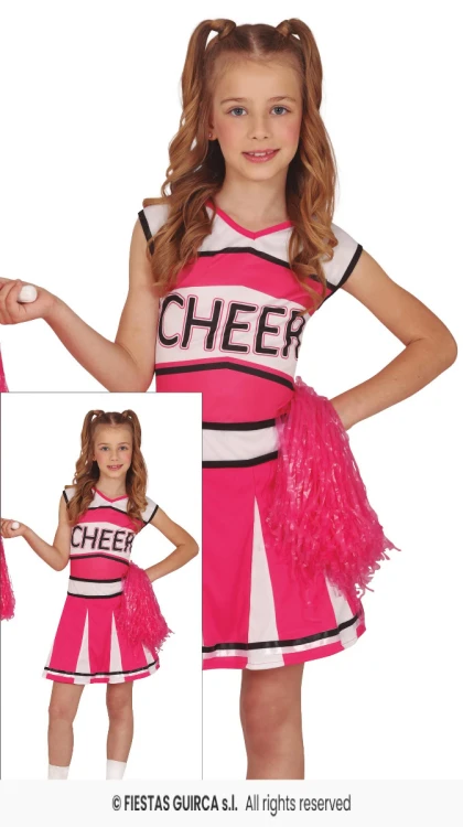 Strój Dziecięcy Cheerleaderka Różowa