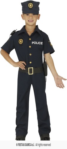 Strój Dziecięcy Policjant Kombinezon