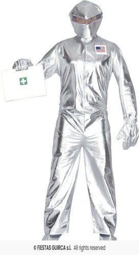 Strój Astronauta Srebrny