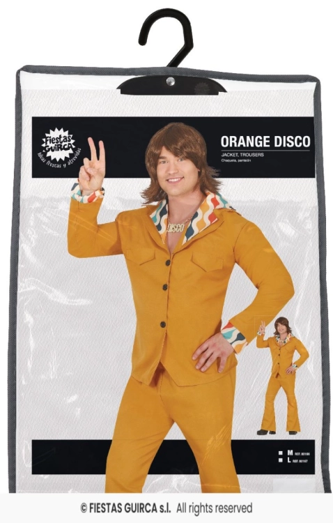 stroj-disco-garnitur-pomaranczowy