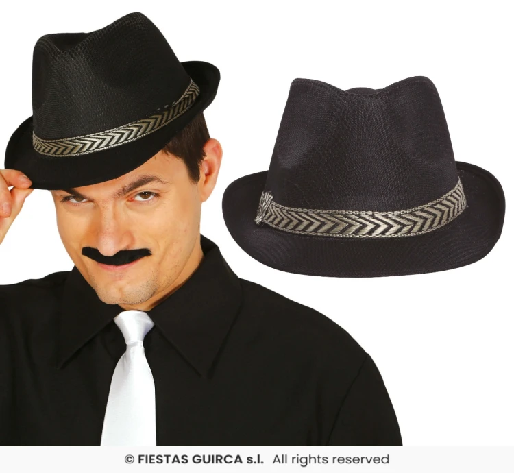 Kapelusz Gangstera Czarny