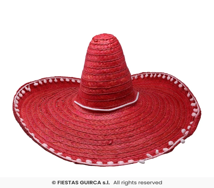 sombrero-meksykanskie-czerwone