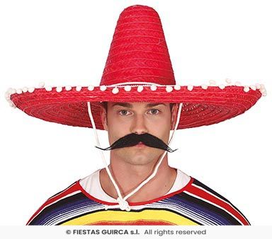 sombrero-meksykanskie-czerwone