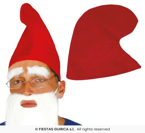 Czapka Krasnala Czerwona