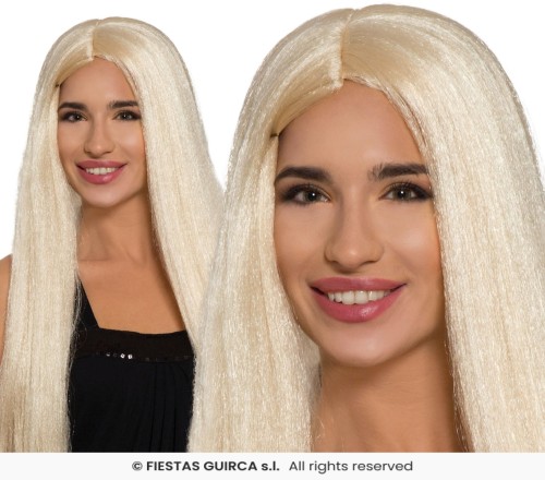 Peruka Blond Długa