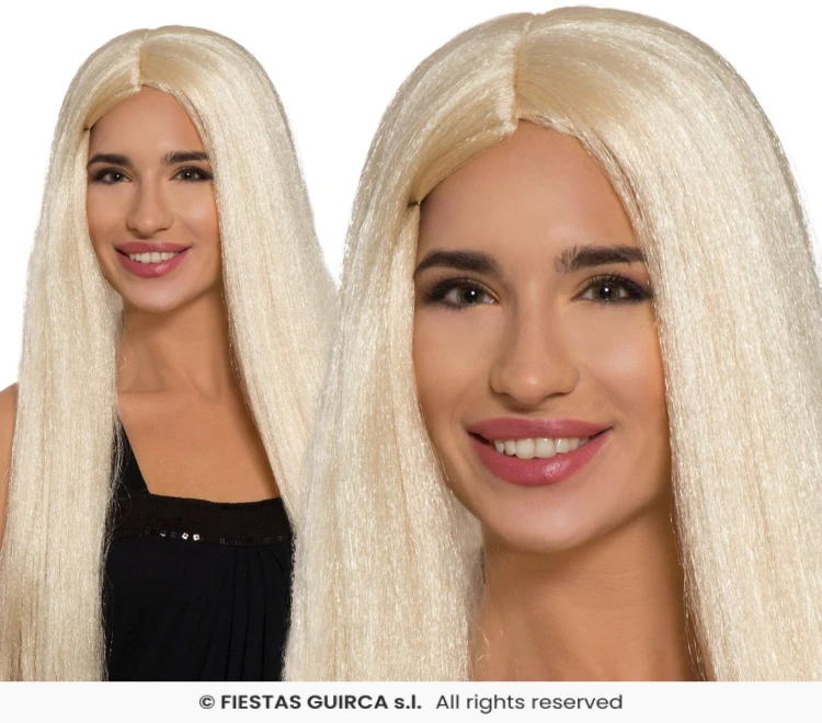 Peruka Blond Długa