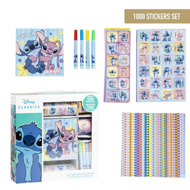 Zestaw z Naklejkami Stitch