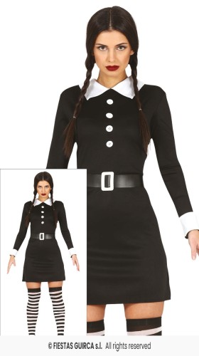 Strój Wednesday Addams