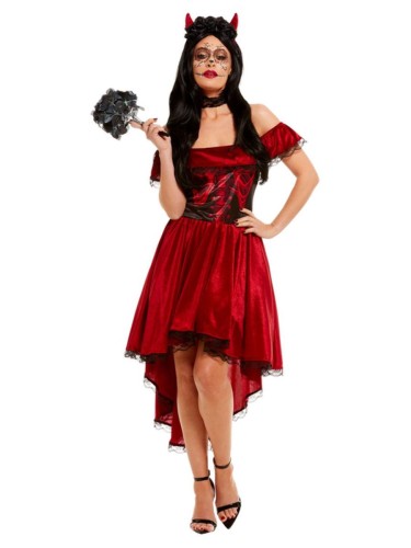 Strój Diablicy Dia de los Muertos Kostium Diablica