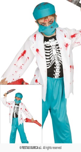 Strój Dziecięcy Doktor Zombie